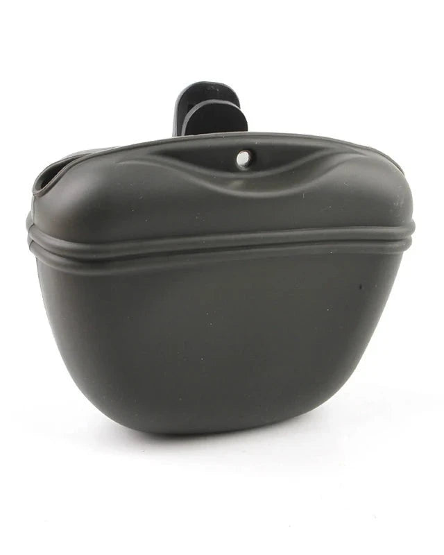 The Pocketful Treat Pouch in black on a white background